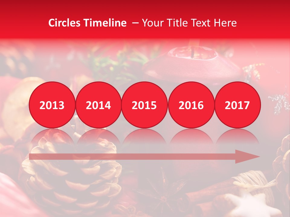 Christmastide Cinnamon Christmas PowerPoint Template
