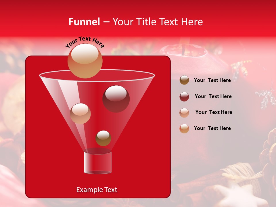 Christmastide Cinnamon Christmas PowerPoint Template