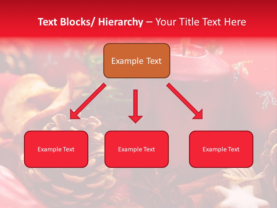 Christmastide Cinnamon Christmas PowerPoint Template