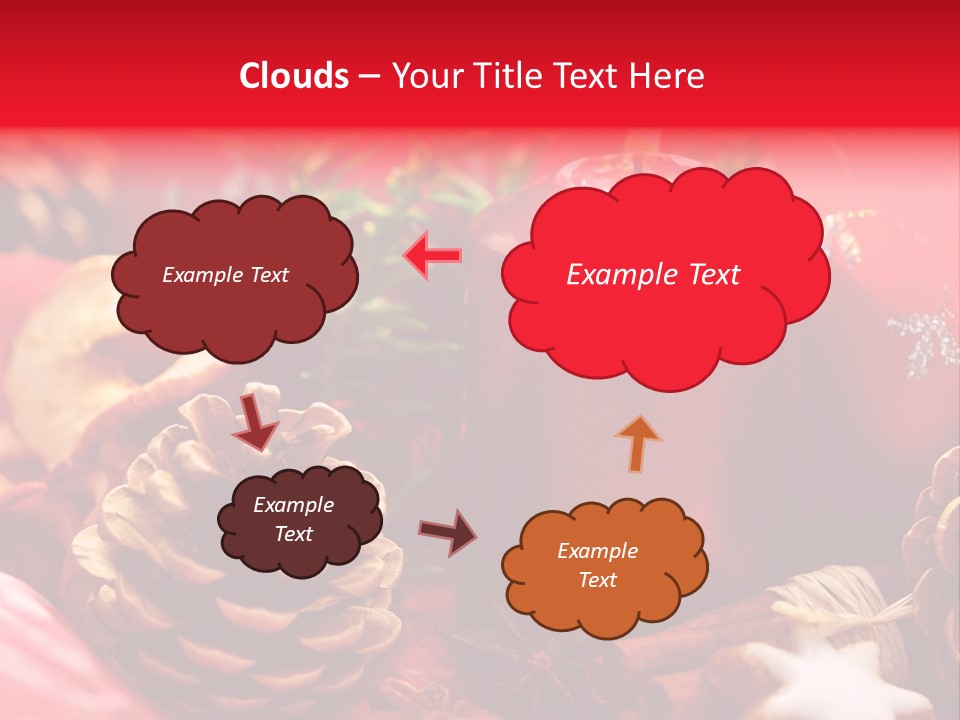 Christmastide Cinnamon Christmas PowerPoint Template