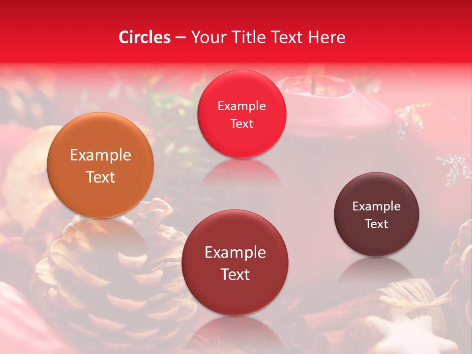 Christmastide Cinnamon Christmas PowerPoint Template