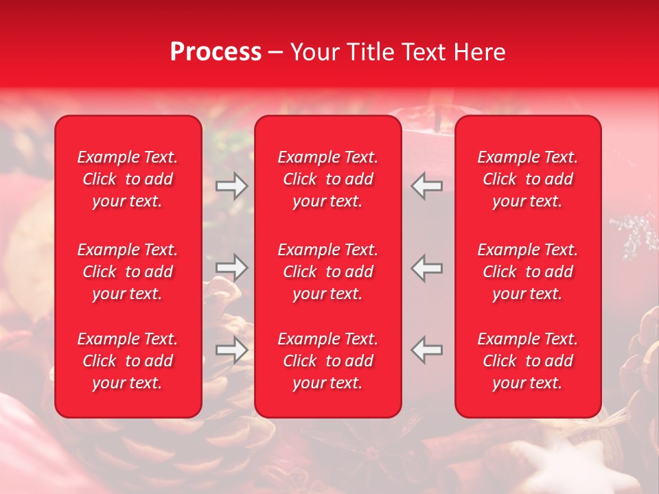 Christmastide Cinnamon Christmas PowerPoint Template
