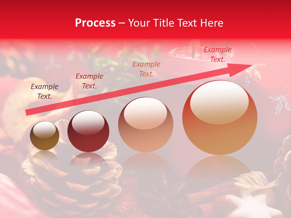 Christmastide Cinnamon Christmas PowerPoint Template