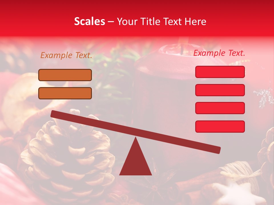 Christmastide Cinnamon Christmas PowerPoint Template