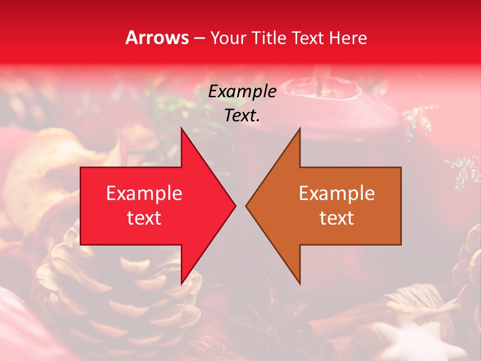 Christmastide Cinnamon Christmas PowerPoint Template