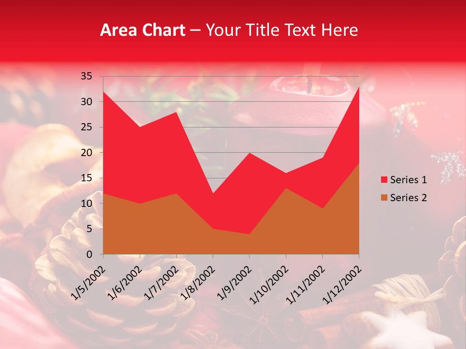 Christmastide Cinnamon Christmas PowerPoint Template