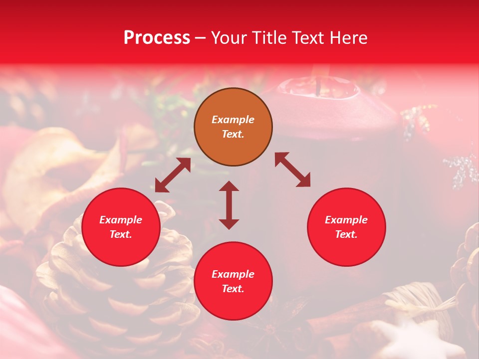 Christmastide Cinnamon Christmas PowerPoint Template