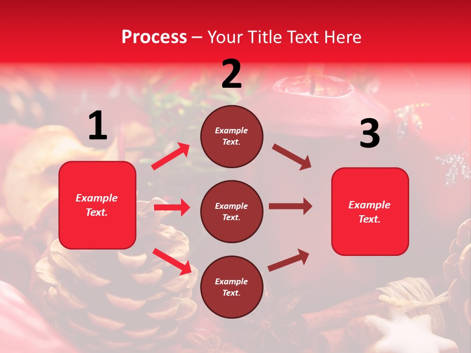 Christmastide Cinnamon Christmas PowerPoint Template