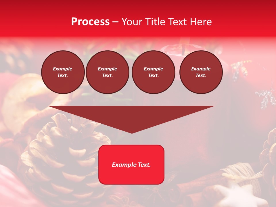 Christmastide Cinnamon Christmas PowerPoint Template