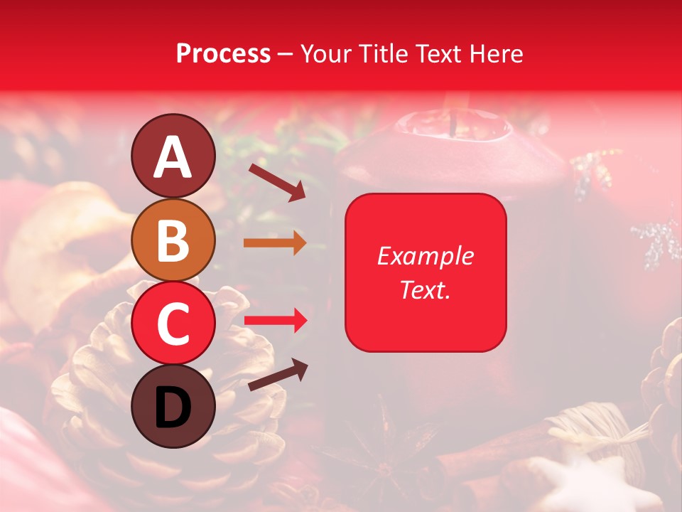 Christmastide Cinnamon Christmas PowerPoint Template