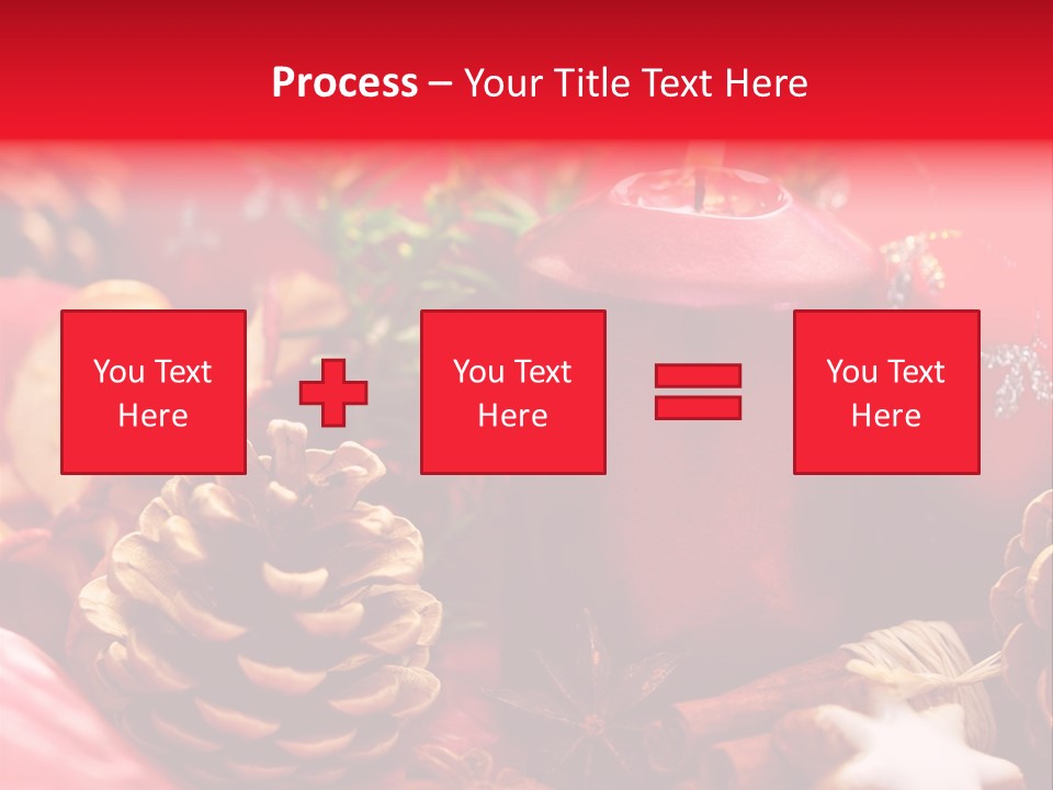 Christmastide Cinnamon Christmas PowerPoint Template