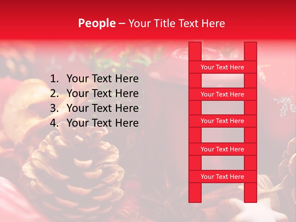 Christmastide Cinnamon Christmas PowerPoint Template