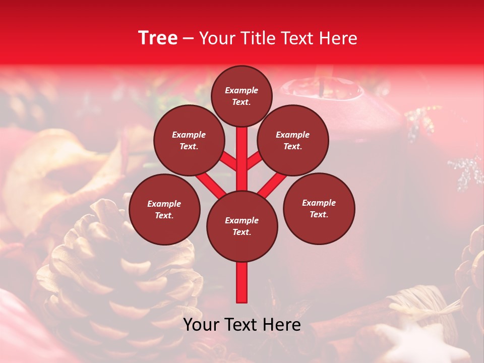 Christmastide Cinnamon Christmas PowerPoint Template