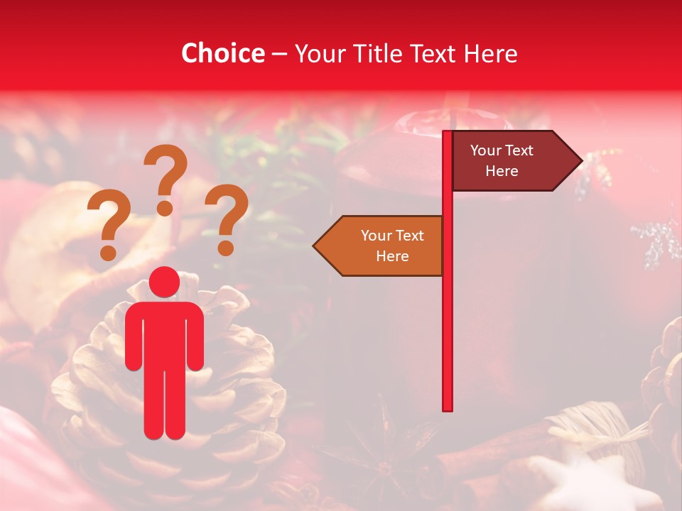 Christmastide Cinnamon Christmas PowerPoint Template