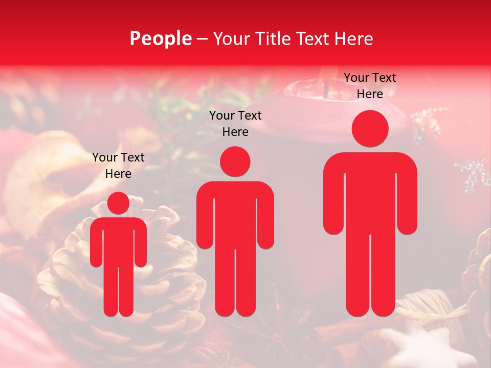 Christmastide Cinnamon Christmas PowerPoint Template