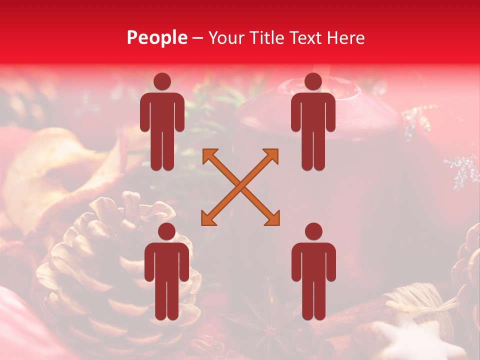 Christmastide Cinnamon Christmas PowerPoint Template