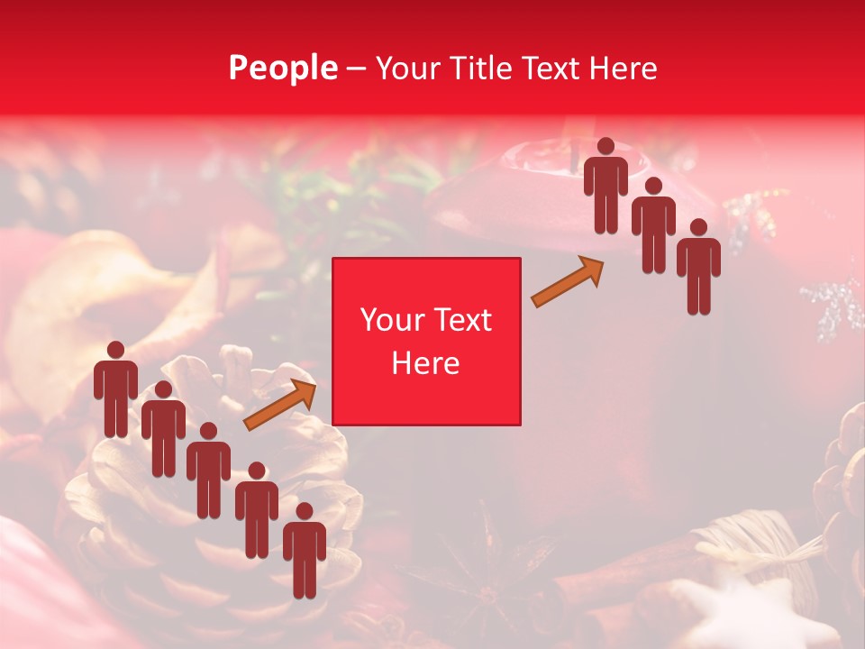 Christmastide Cinnamon Christmas PowerPoint Template