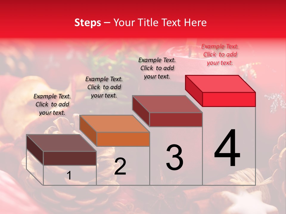 Christmastide Cinnamon Christmas PowerPoint Template