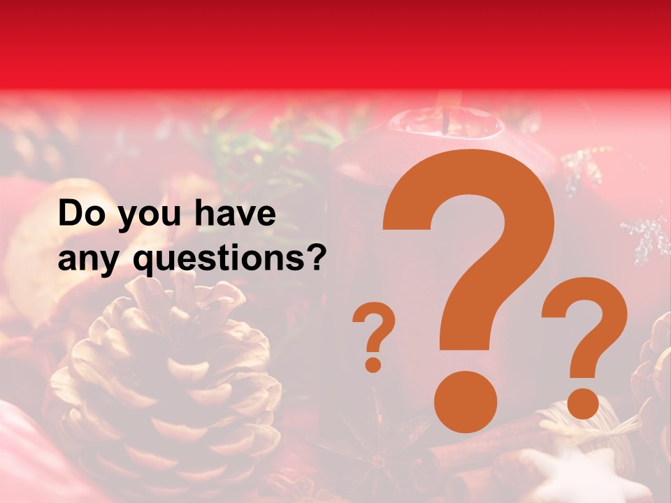 Christmastide Cinnamon Christmas PowerPoint Template