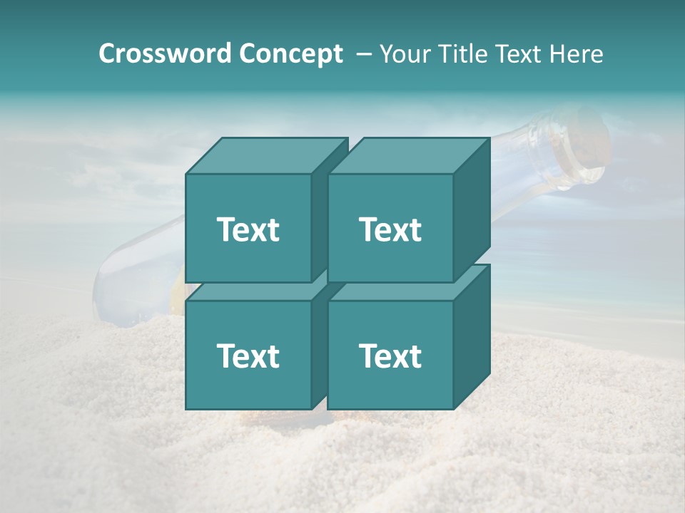 Souvenir Paradise Luck PowerPoint Template