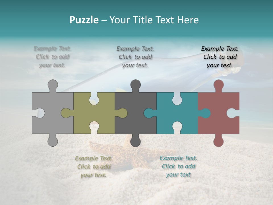 Souvenir Paradise Luck PowerPoint Template