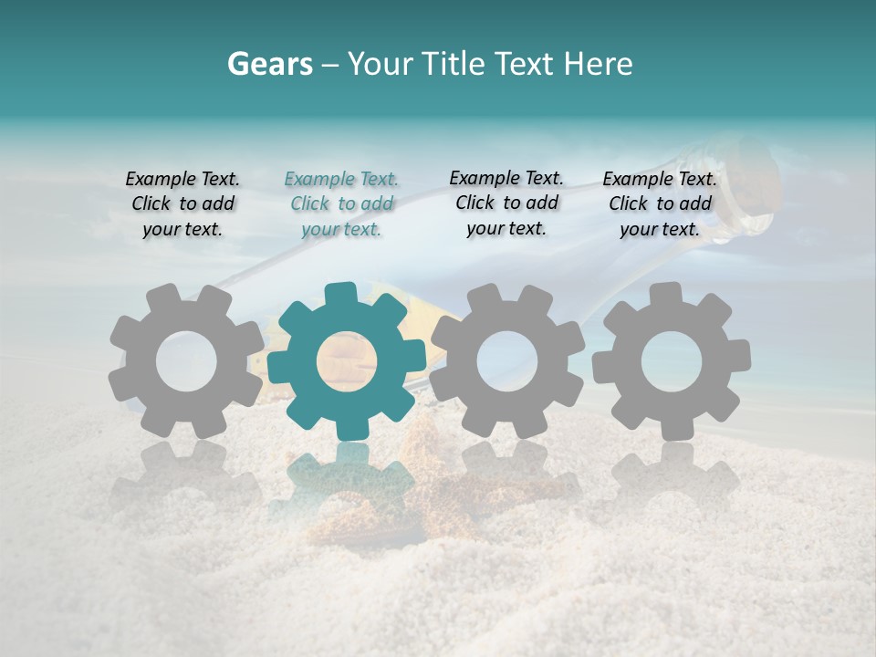 Souvenir Paradise Luck PowerPoint Template