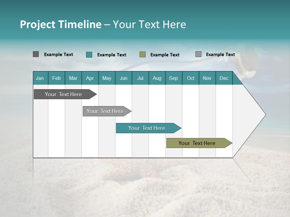 Souvenir Paradise Luck PowerPoint Template