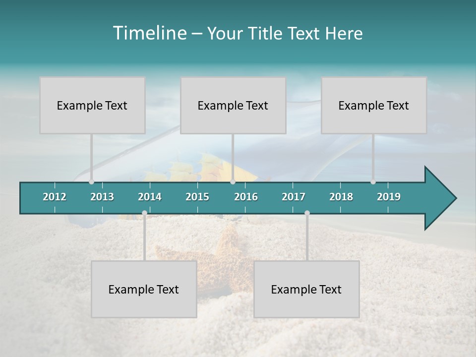 Souvenir Paradise Luck PowerPoint Template