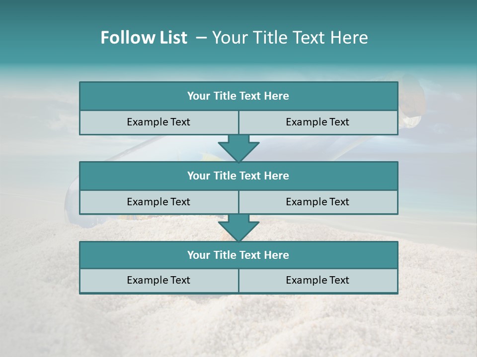 Souvenir Paradise Luck PowerPoint Template