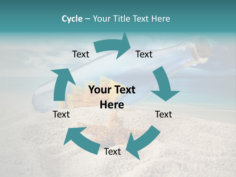 Souvenir Paradise Luck PowerPoint Template