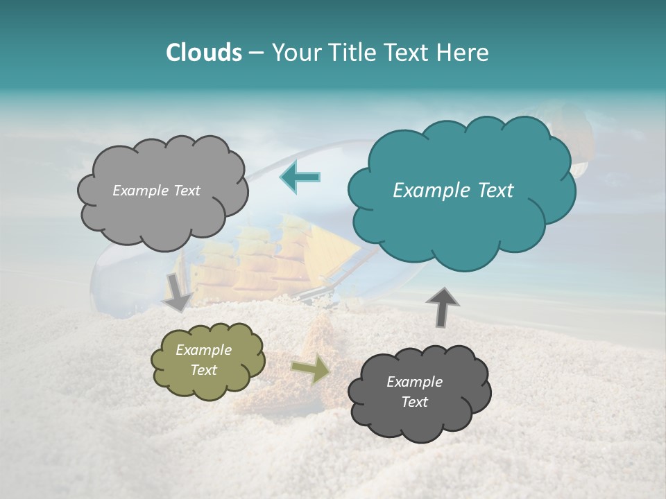 Souvenir Paradise Luck PowerPoint Template