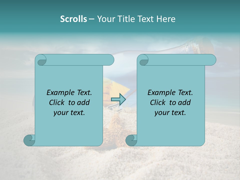 Souvenir Paradise Luck PowerPoint Template