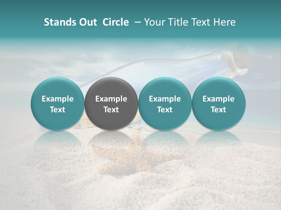 Souvenir Paradise Luck PowerPoint Template