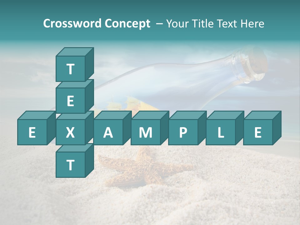 Souvenir Paradise Luck PowerPoint Template