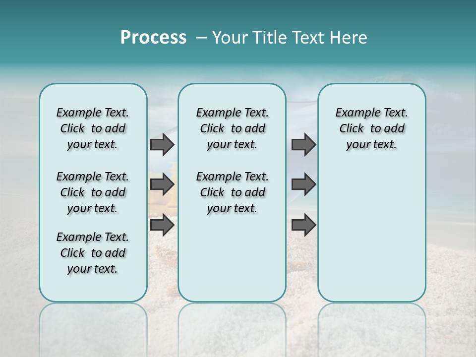 Souvenir Paradise Luck PowerPoint Template