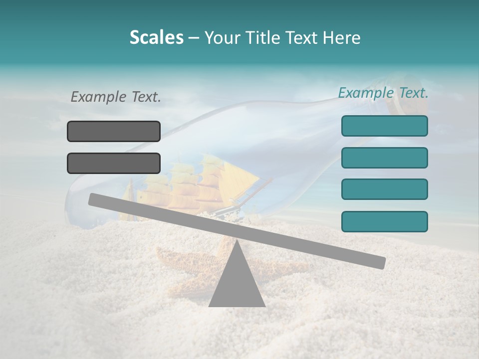 Souvenir Paradise Luck PowerPoint Template