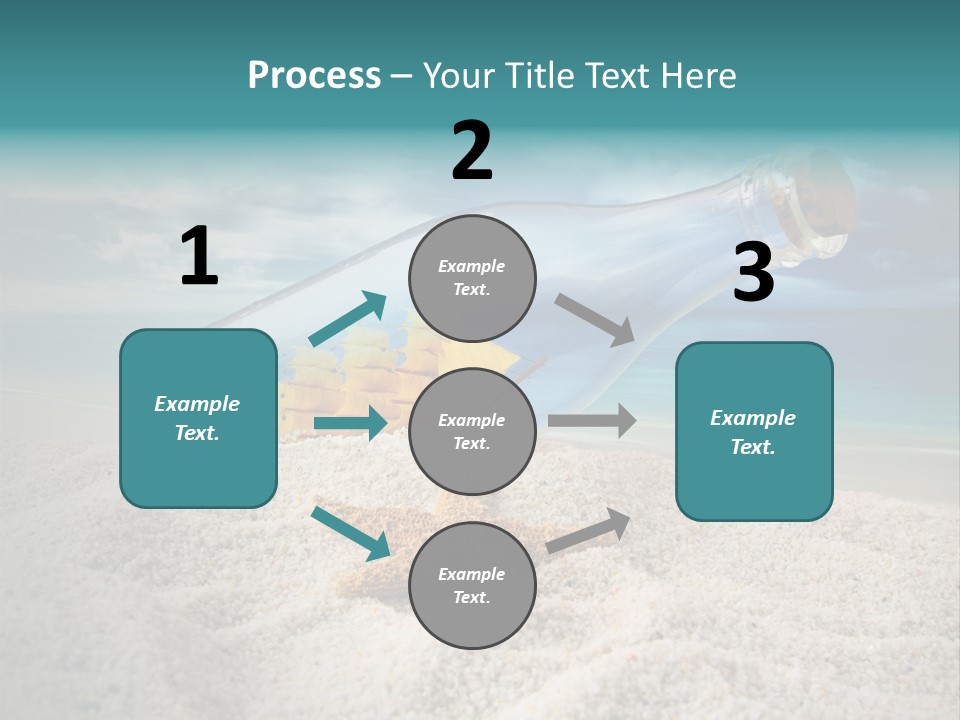 Souvenir Paradise Luck PowerPoint Template