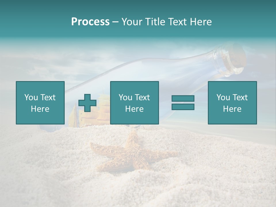 Souvenir Paradise Luck PowerPoint Template