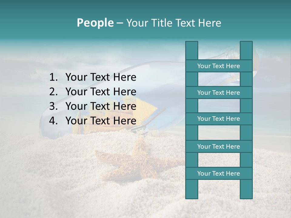 Souvenir Paradise Luck PowerPoint Template