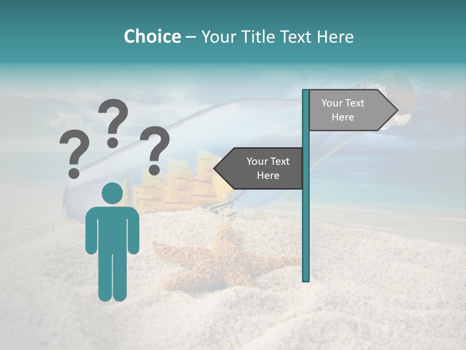 Souvenir Paradise Luck PowerPoint Template