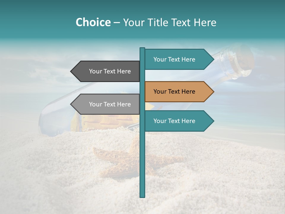 Souvenir Paradise Luck PowerPoint Template