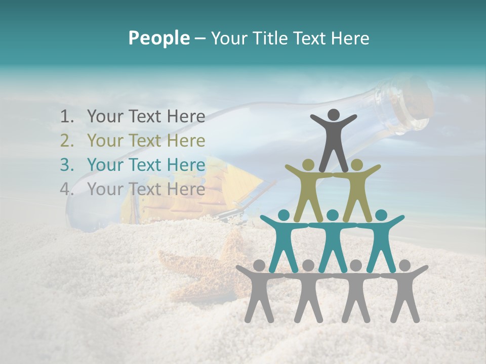 Souvenir Paradise Luck PowerPoint Template