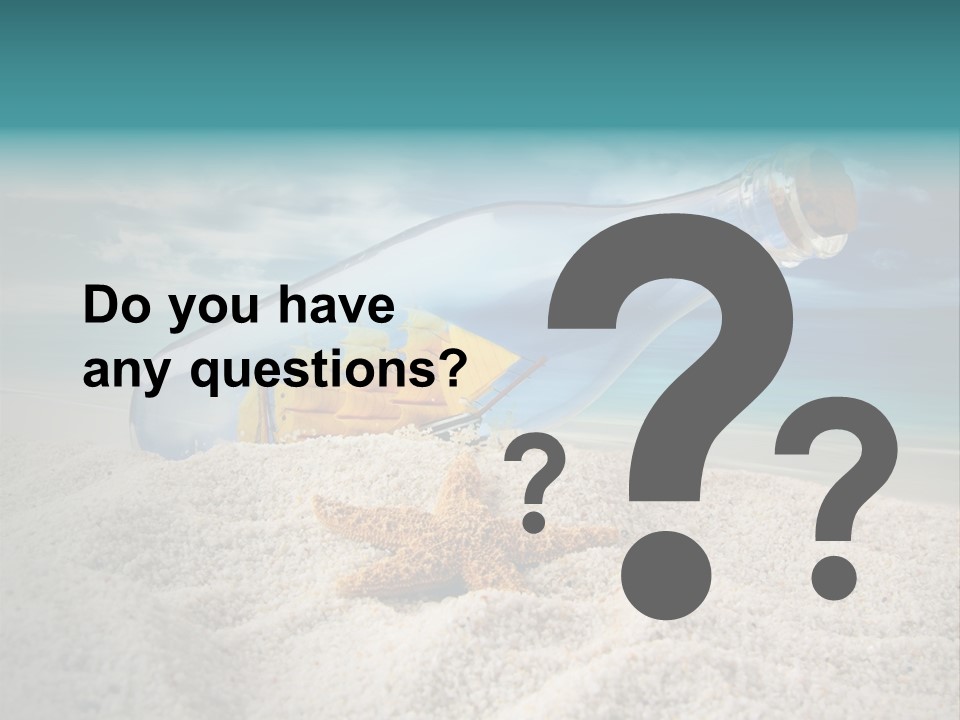 Souvenir Paradise Luck PowerPoint Template