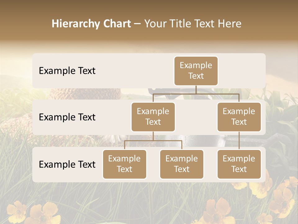 Colorful Summertime Plant PowerPoint Template