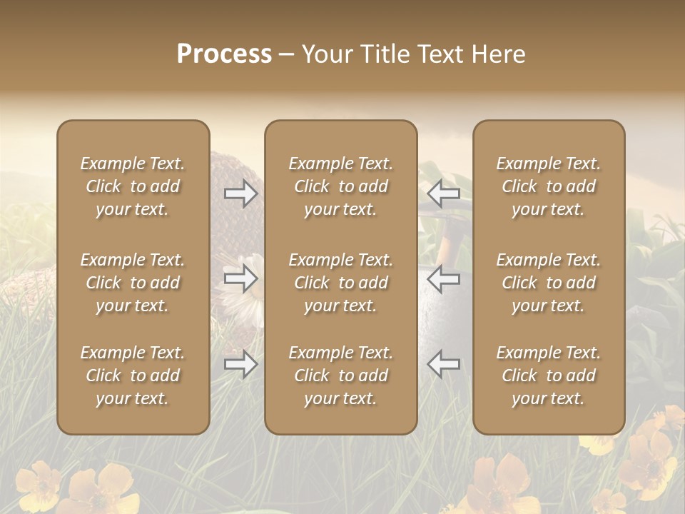 Colorful Summertime Plant PowerPoint Template