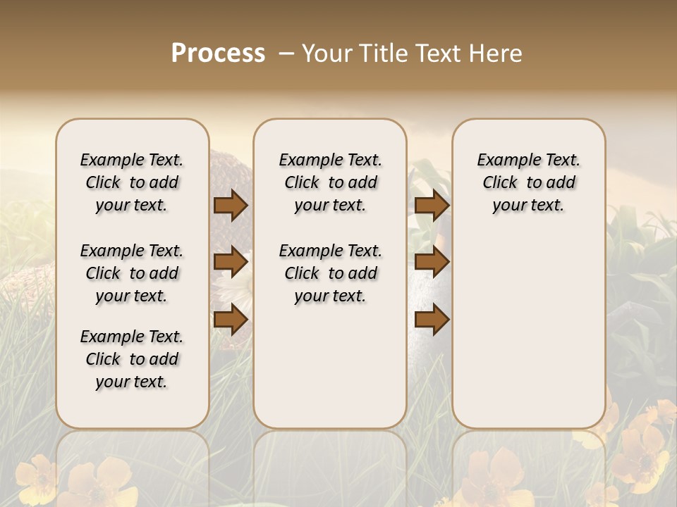 Colorful Summertime Plant PowerPoint Template