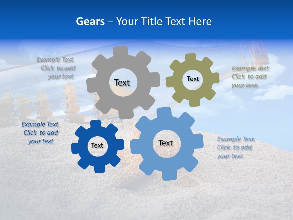 Tropical Cloud Wash PowerPoint Template