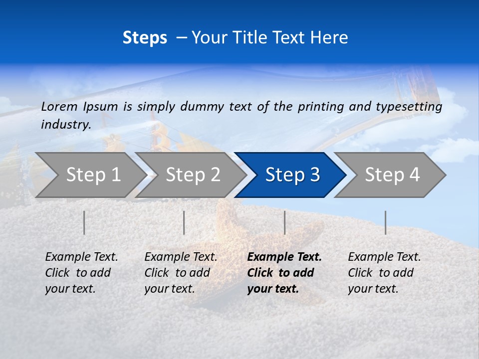 Tropical Cloud Wash PowerPoint Template