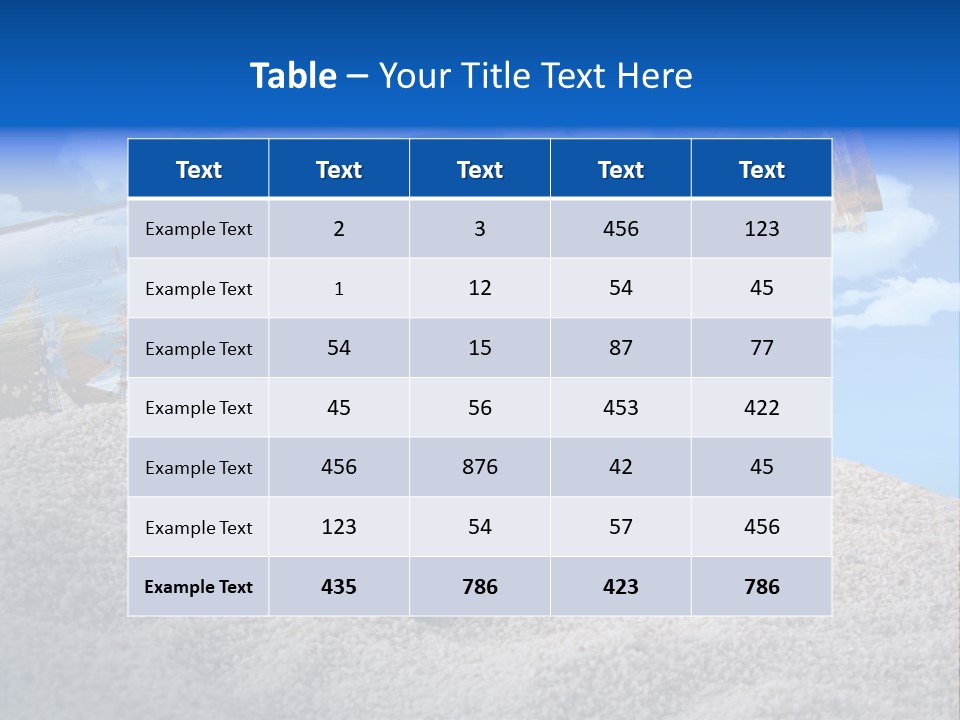 Tropical Cloud Wash PowerPoint Template