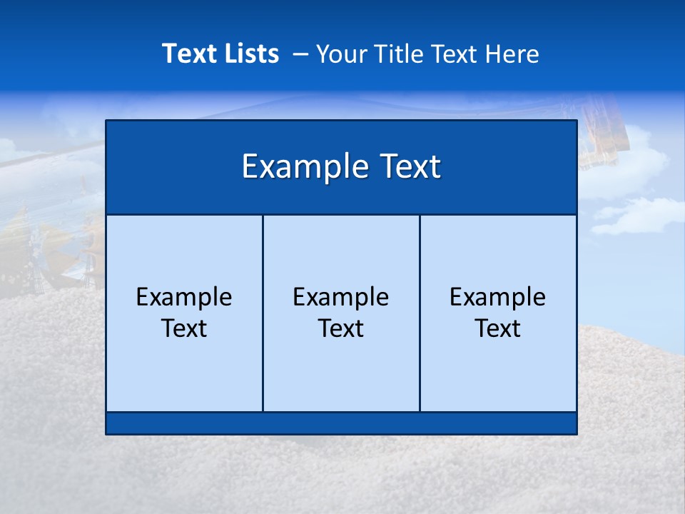 Tropical Cloud Wash PowerPoint Template
